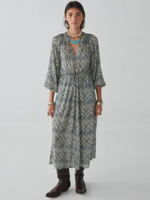 Antonella Dress - Lapis Lazuli