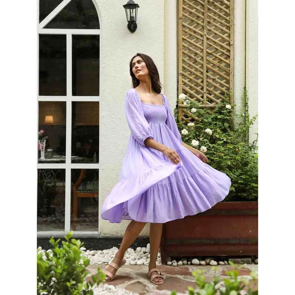 AROOP SHOP INDIA Rebecca Smocked Dress
