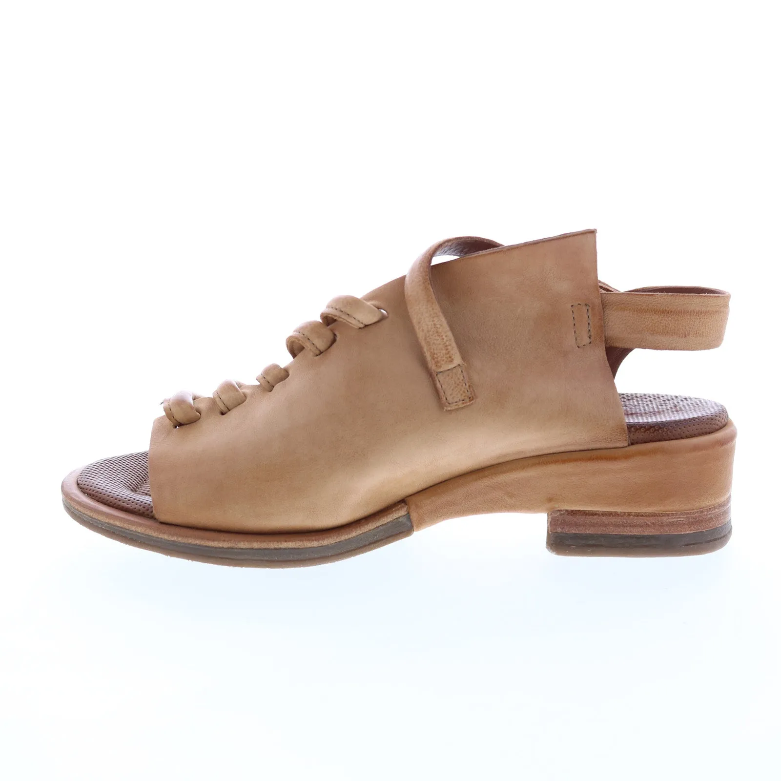 A.S. 98 Simmy A70002-101 Womens Brown Leather Strap Sandals Shoes