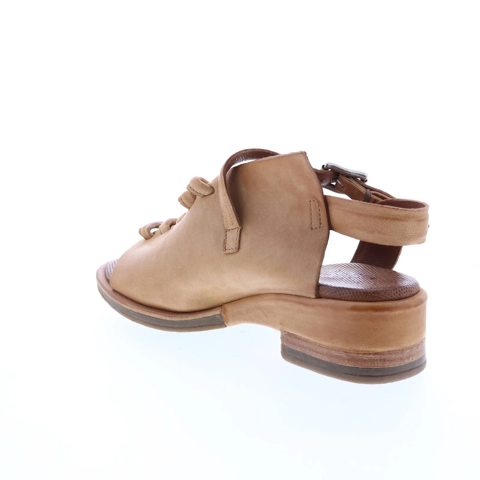A.S. 98 Simmy A70002-101 Womens Brown Leather Strap Sandals Shoes