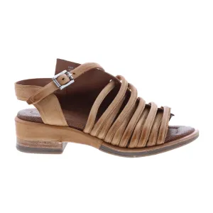 A.S. 98 Simmy A70002-101 Womens Brown Leather Strap Sandals Shoes