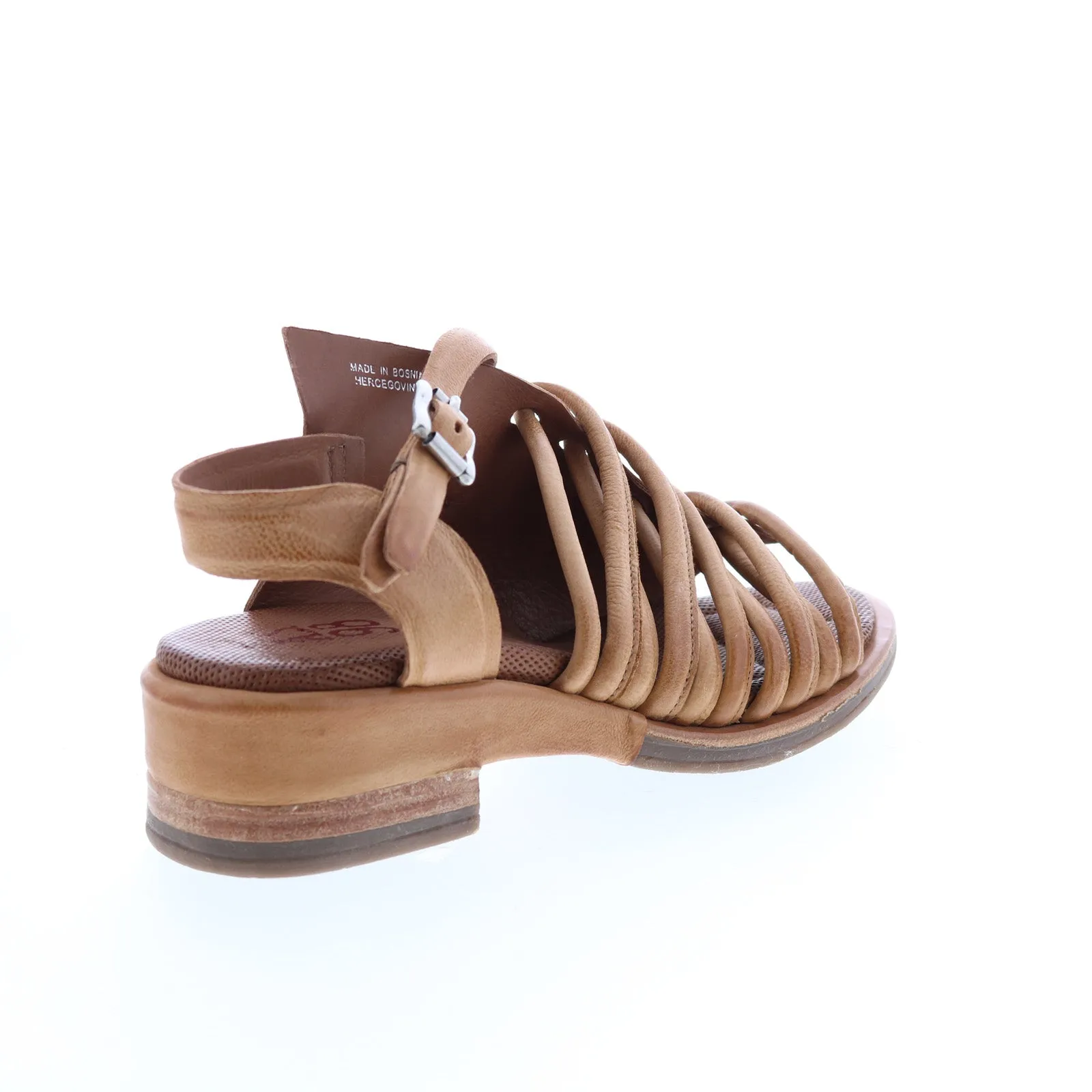 A.S. 98 Simmy A70002-101 Womens Brown Leather Strap Sandals Shoes