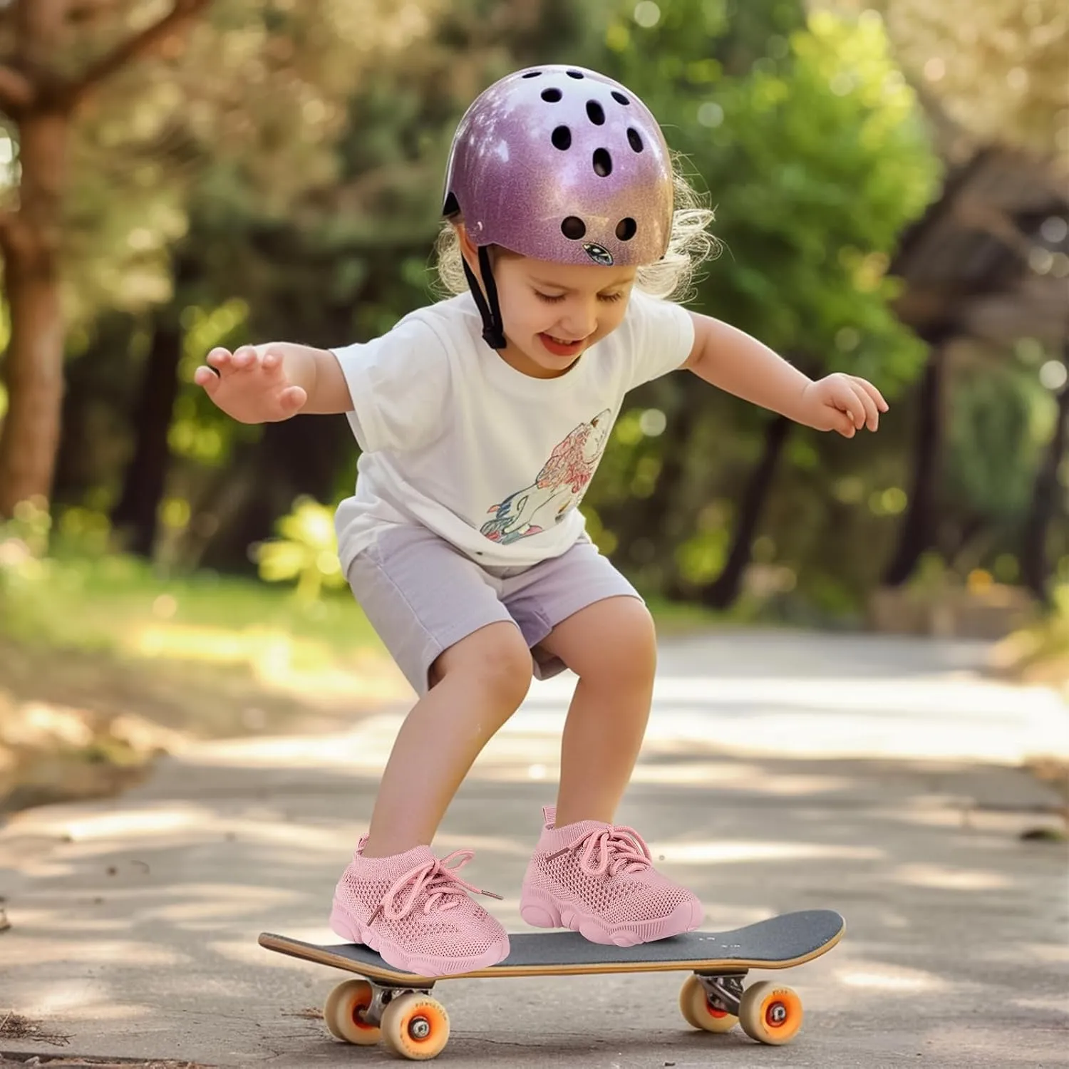 Baby Boy Girl First Walking Shoes Toddler Infant Mesh Sneakers Breathable Lightweight Non-slip Rubber Sole Summer