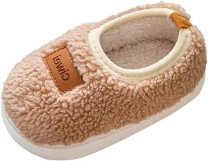 Baby House Slipper Winter Indoor Shoes Fuzzy Non Slip Bedroom Slipper Toddler Grip Slippers Baby Walking Shoes