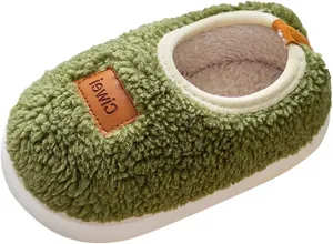 Baby House Slipper Winter Indoor Shoes Fuzzy Non Slip Bedroom Slipper Toddler Grip Slippers Baby Walking Shoes
