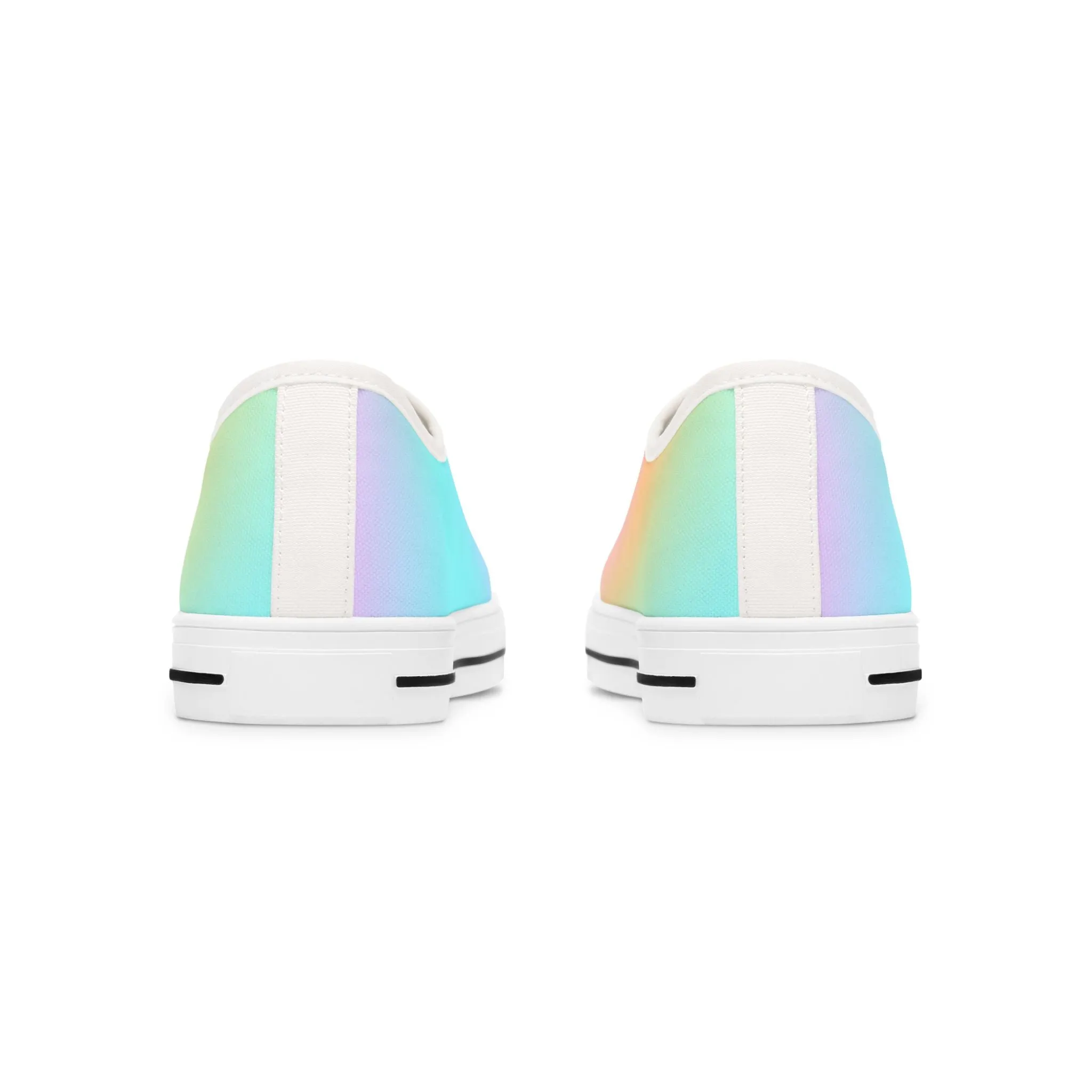 Canvas Sneakers, Pop Of Color Variant, Women's Low Top Sneakers, Stylish And Comfortable, Minimal Yet Classy