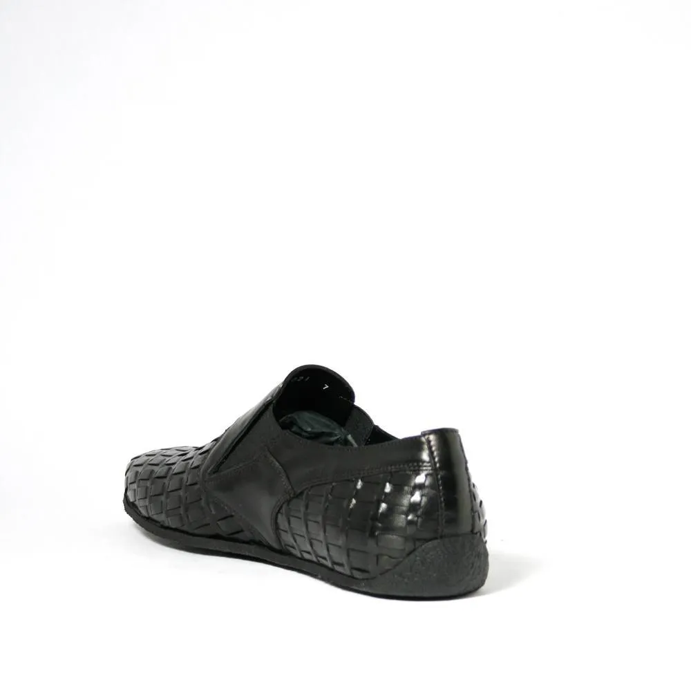 Cesare Paciotti Luxury Italian Soft Lady Black Leather Loafers (CPM2325)