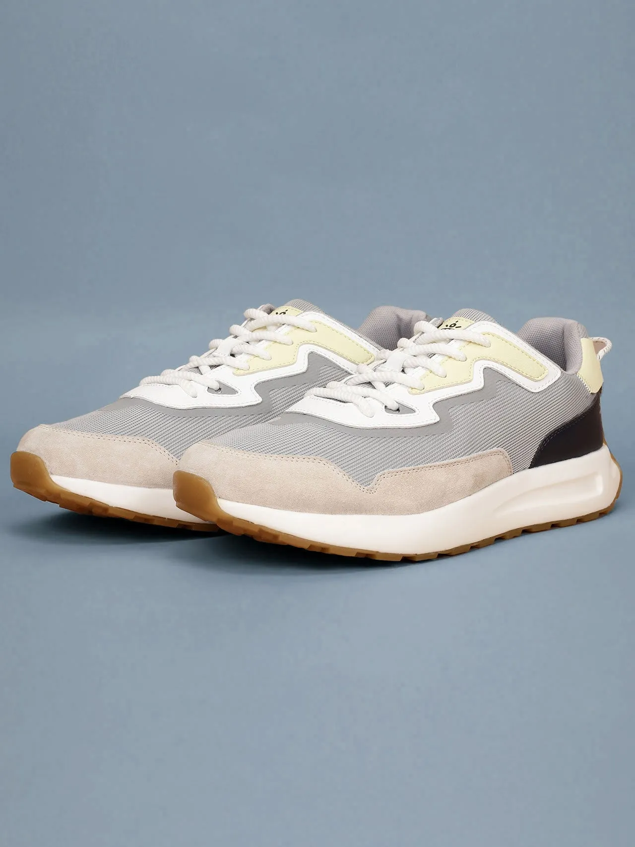 Cult Men's StarDust Sneaker Shoes - Grey/Beige
