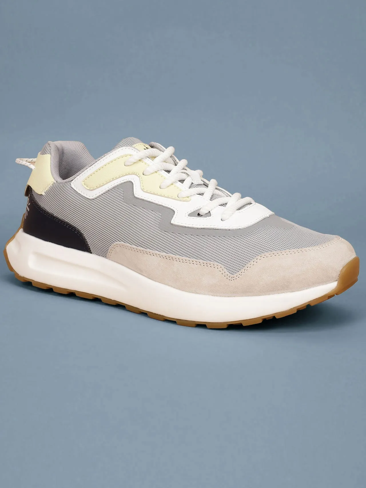 Cult Men's StarDust Sneaker Shoes - Grey/Beige