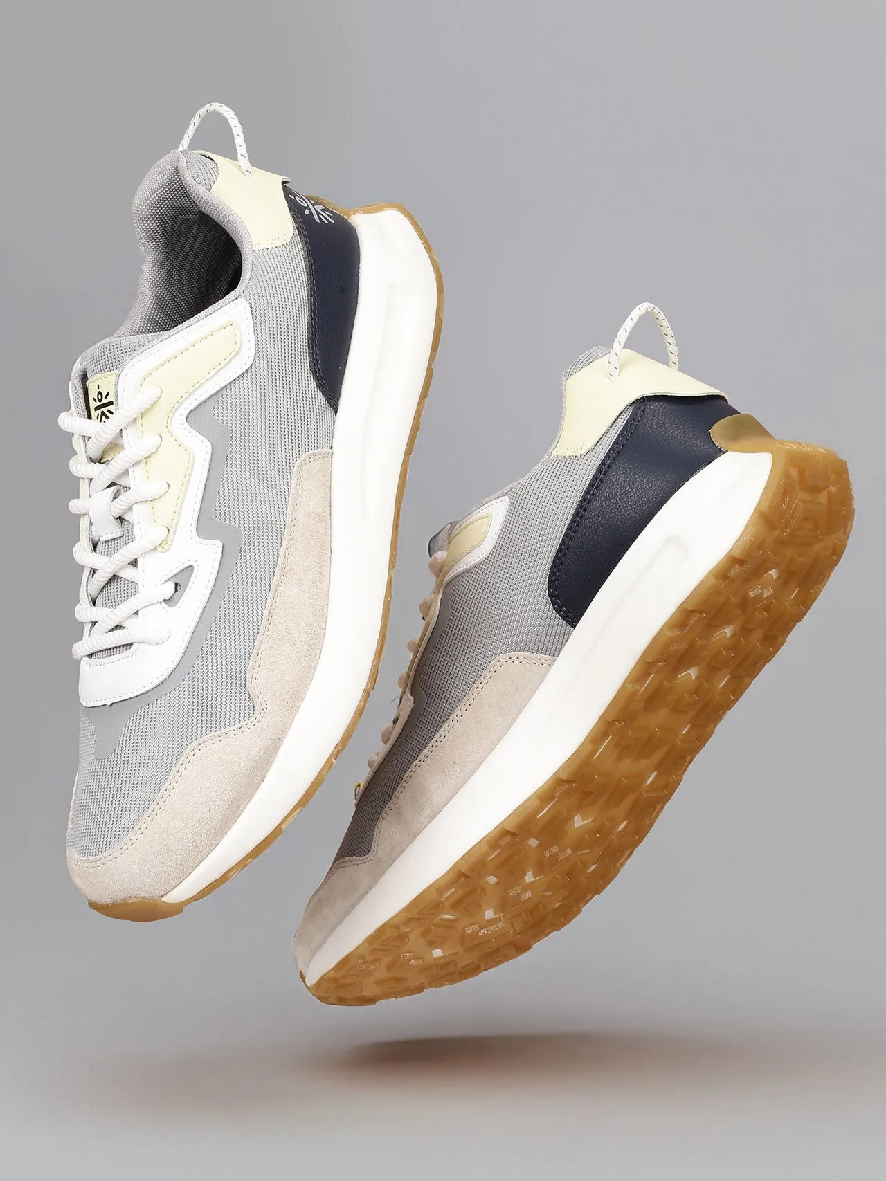 Cult Men's StarDust Sneaker Shoes - Grey/Beige
