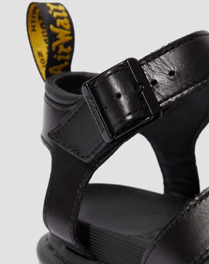 Dr Martens Blaire Brando Leather Strap Sandal Black 24191001