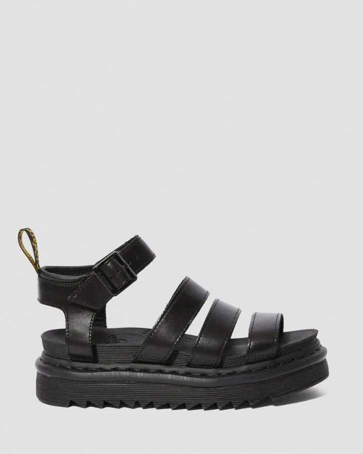 Dr Martens Blaire Brando Leather Strap Sandal Black 24191001