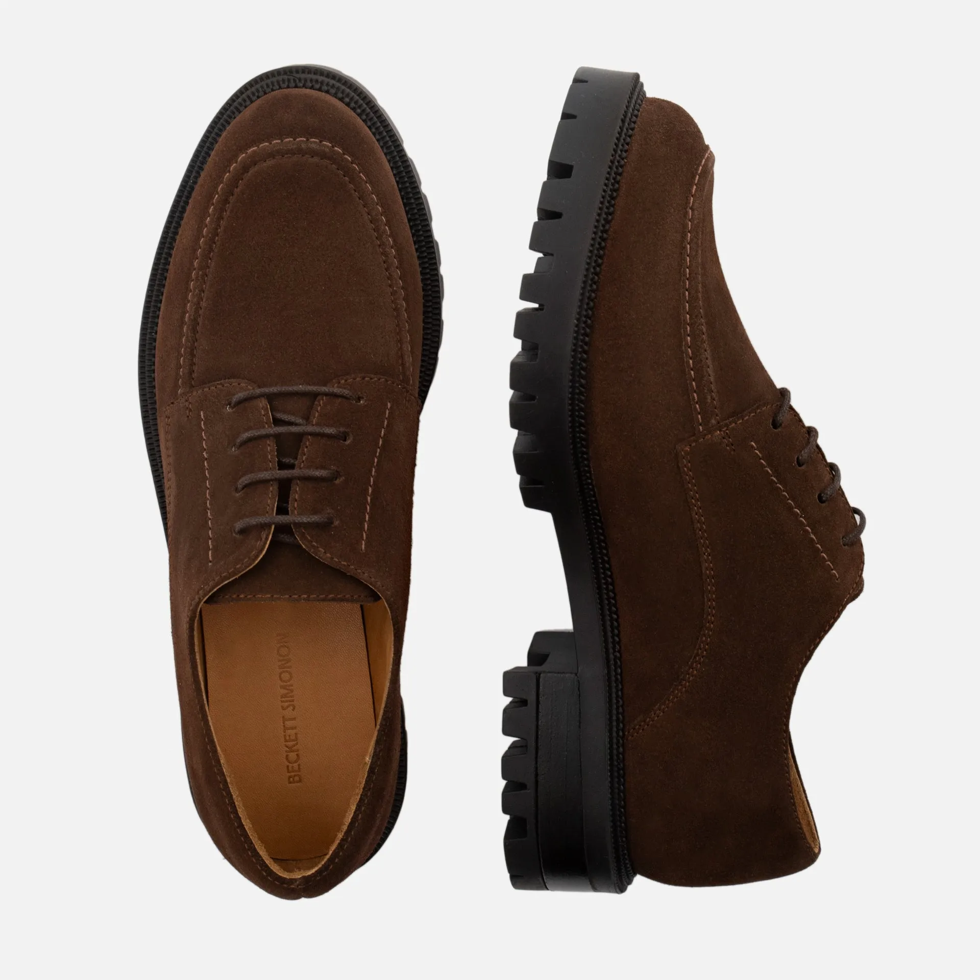Emma Derby - Water Repellent Suede