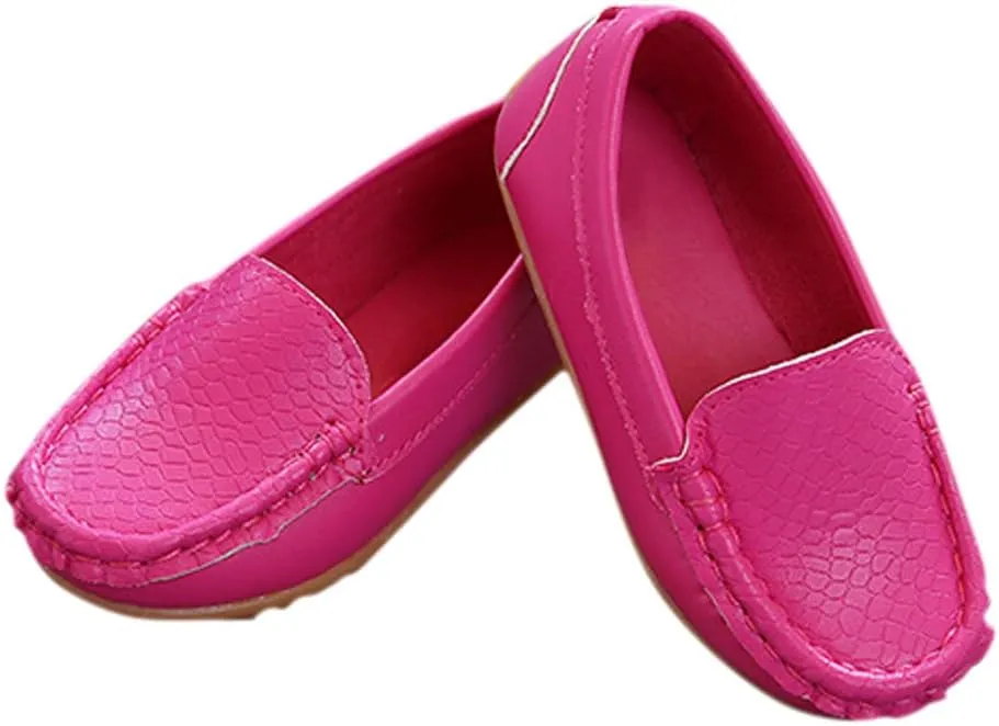 Evelin LEE Toddler Kid Boys Girls Soft Casual Loafers Slip-On Boat-Dress Shoes/Sneakers
