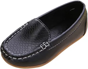 Evelin LEE Toddler Kid Boys Girls Soft Casual Loafers Slip-On Boat-Dress Shoes/Sneakers