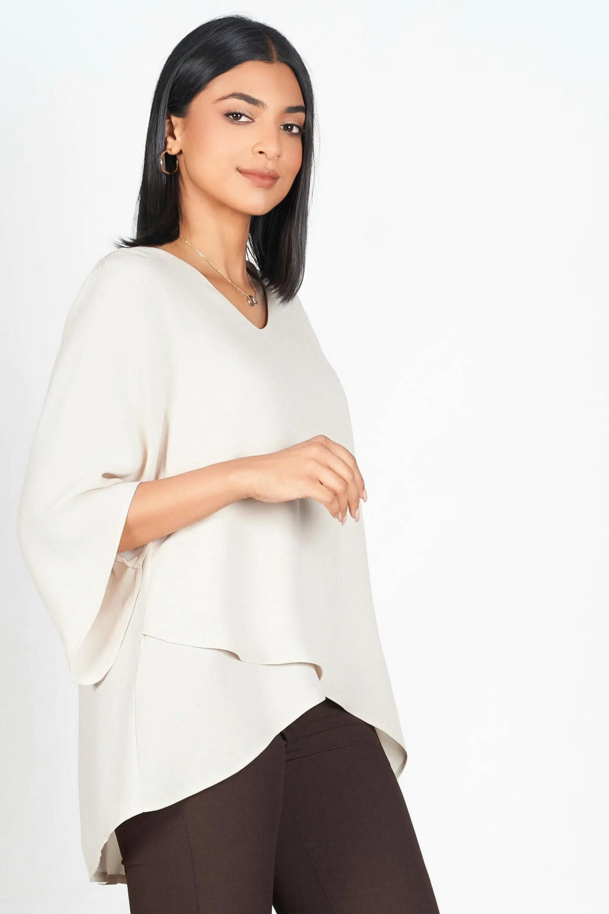 Flared Relaxed Top