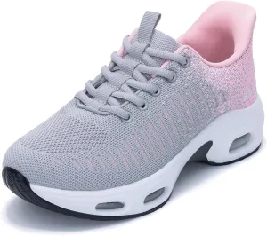 GANNOU Womens Walking Shoes Air Athletic Tennis Breathable Running Sneakers for Gyms Workouts Jogging