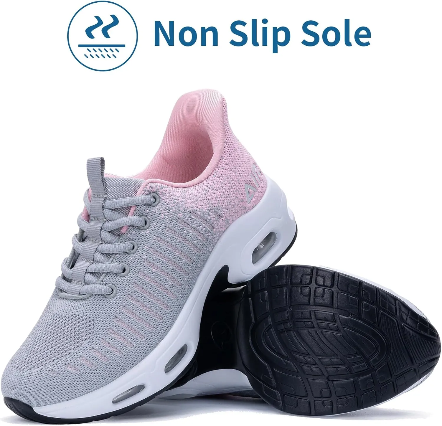 GANNOU Womens Walking Shoes Air Athletic Tennis Breathable Running Sneakers for Gyms Workouts Jogging