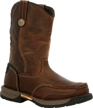 Georgia Boot Athens 360 Steel Toe Waterproof Pull-on Work Boot Size 12(W)