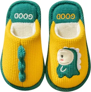 Glitter Moccasins Women Kids Shoes House Slippers Bedroom Slippers Dinosaur Cotton Toddler Girl Slippers Size 12