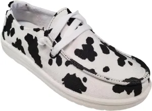 Gypsy Jazz Kids Spot Lightweight Flexible Fashion Sneaker (Black White, US Footwear Size System, Big Kid, Numeric, Medium, 13)