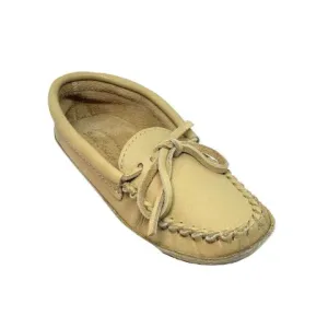 Ladies Leather Slippers - Ivory