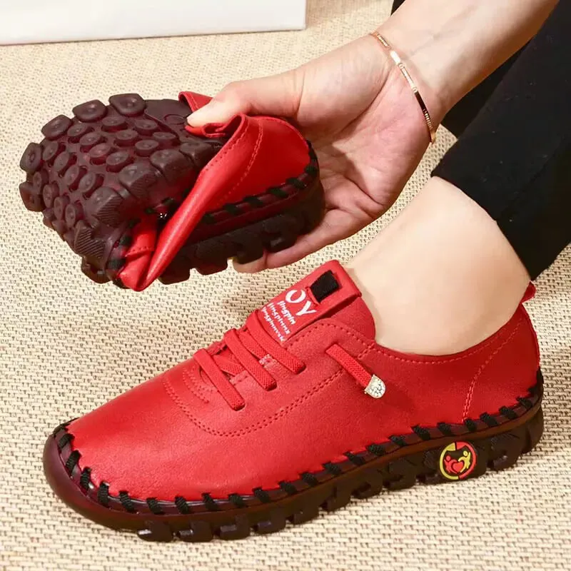 Ladies Non-Slip Comfortable Mother Shoes Fashion Sneakers