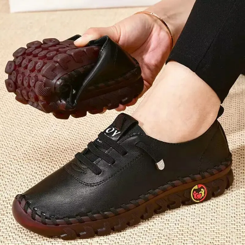 Ladies Non-Slip Comfortable Mother Shoes Fashion Sneakers