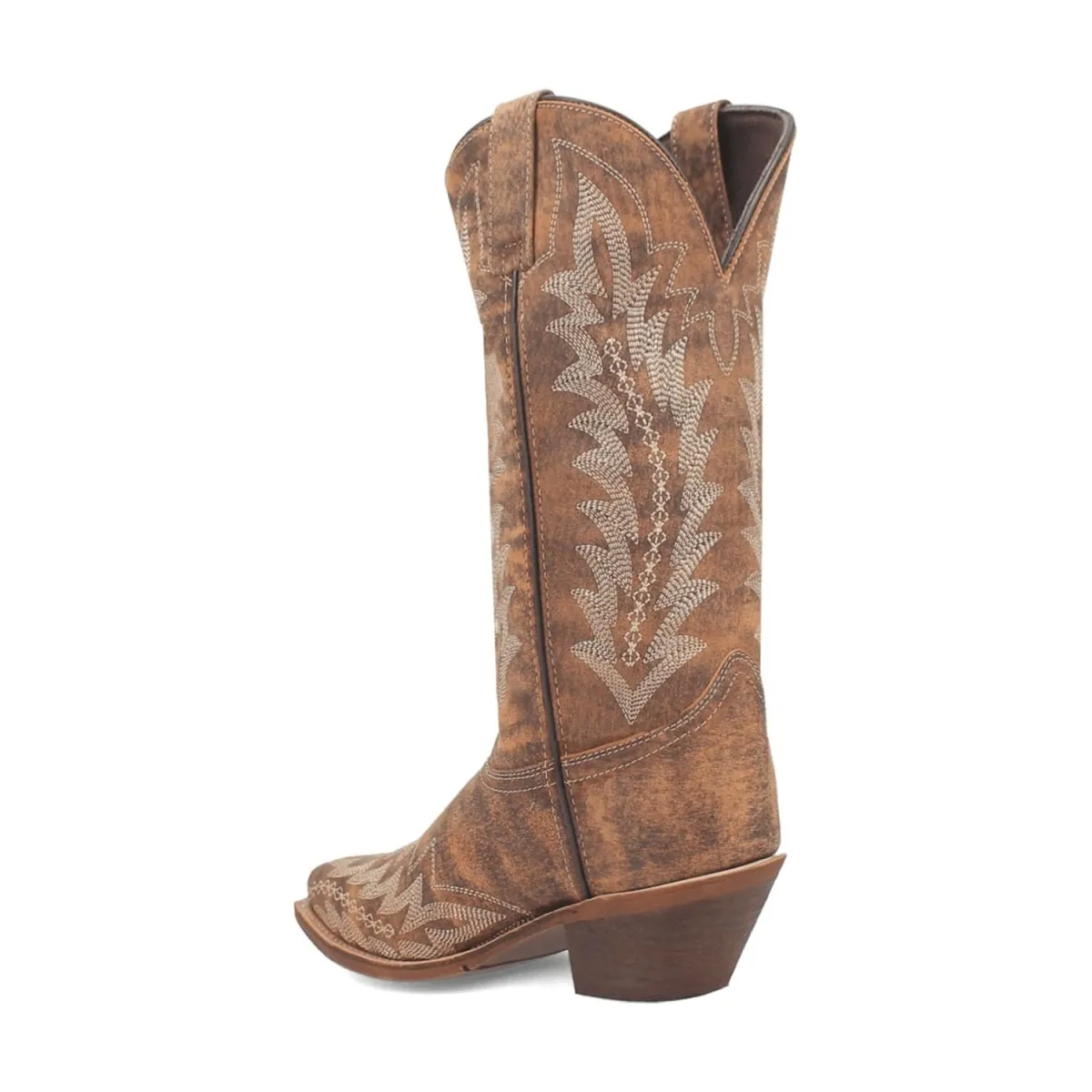 Laredo Women's Emmylee Snip Toe Leather Boots - Tan 52189