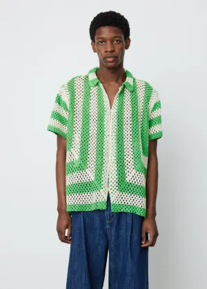 Lime Crochet Shirt