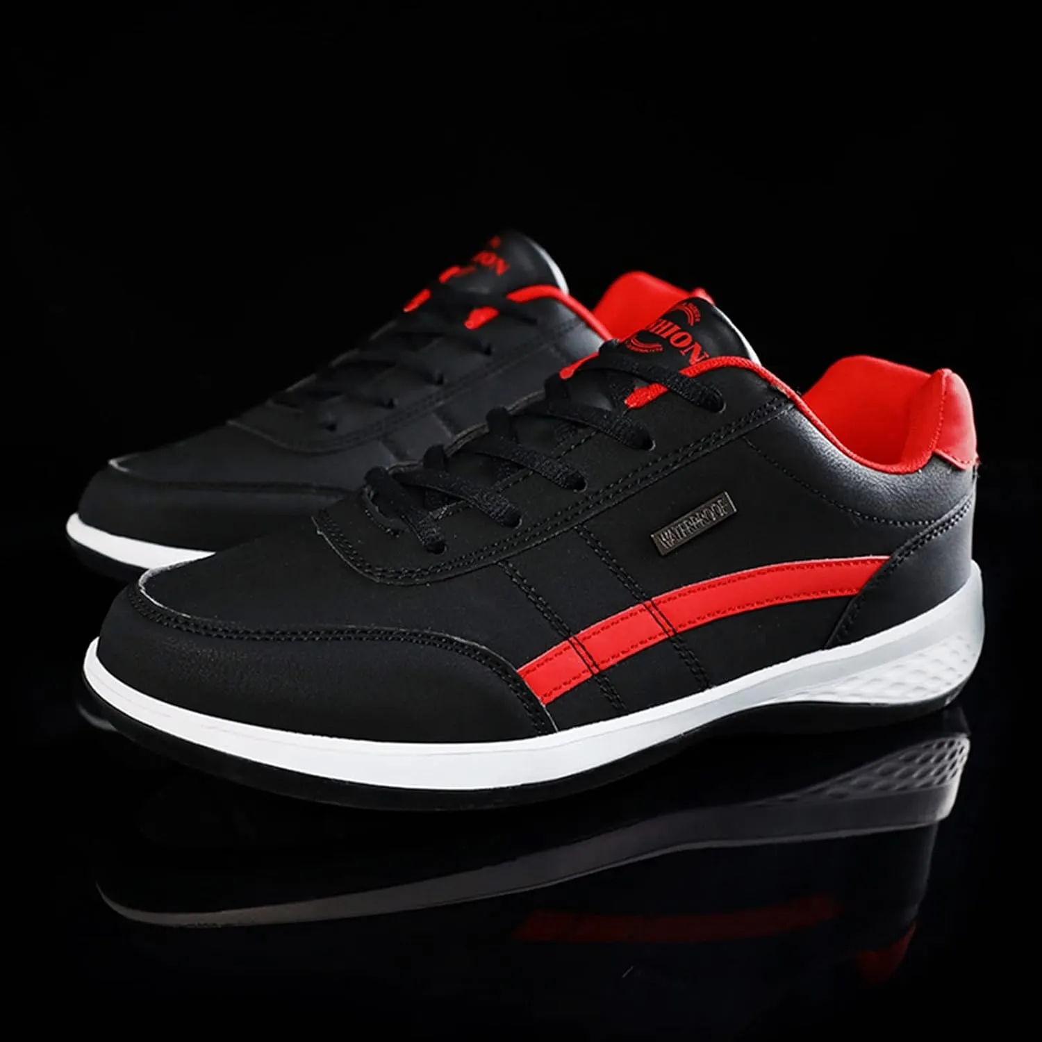 Men's Arch Support Insole Shoes Lightweight Breathable Walking Shoe Gym Tennis Outdoor Non Slip Jogging Sneakers