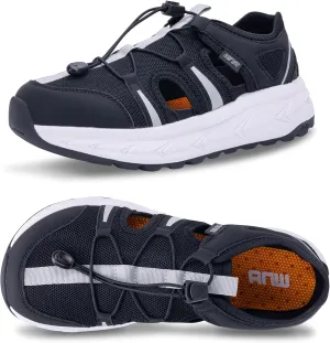Mens Wide Hiking Sandal Summer Water Shoes Outdoor Athletic Recovery Sandals Closed Toe Walking Shoes US 8-13