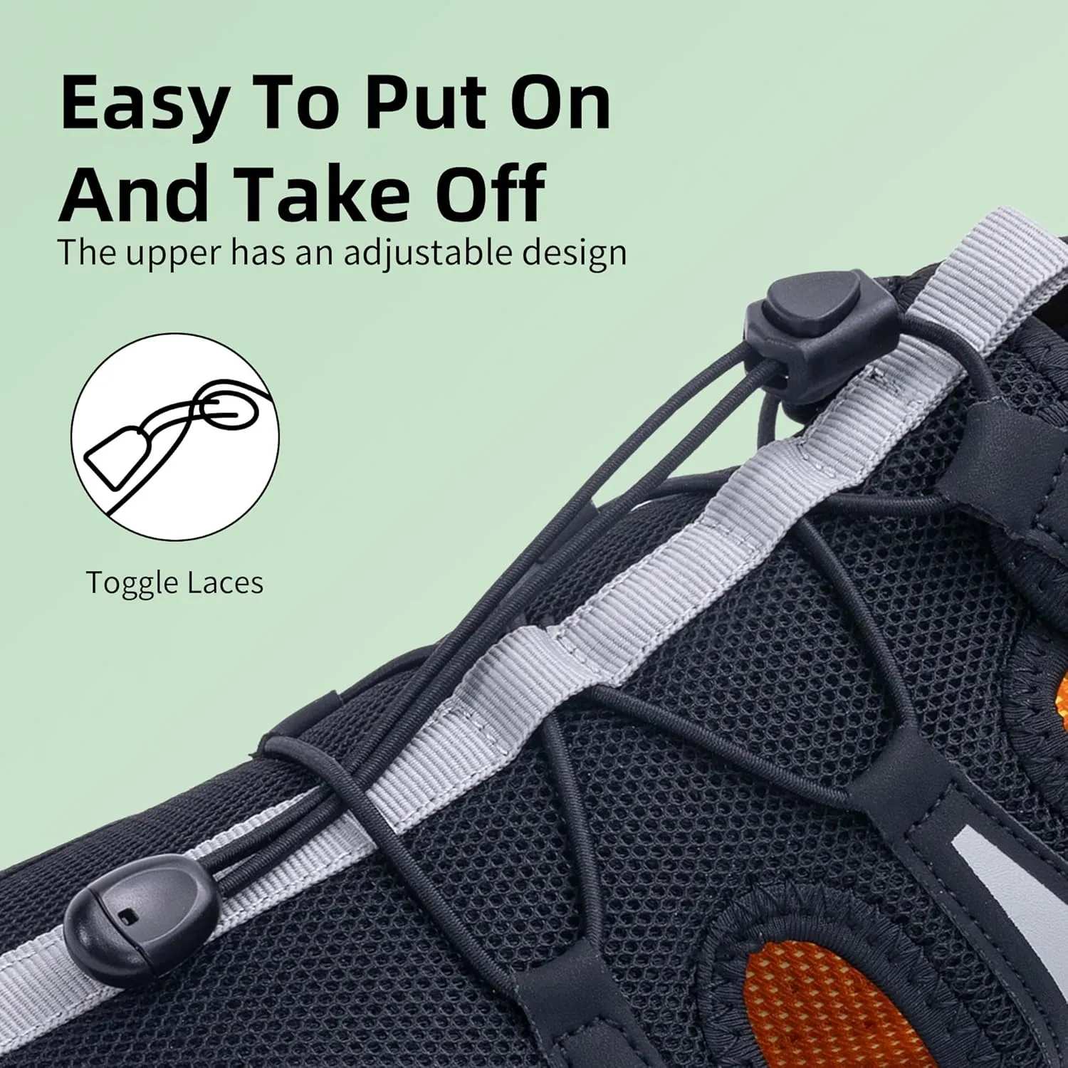 Mens Wide Hiking Sandal Summer Water Shoes Outdoor Athletic Recovery Sandals Closed Toe Walking Shoes US 8-13