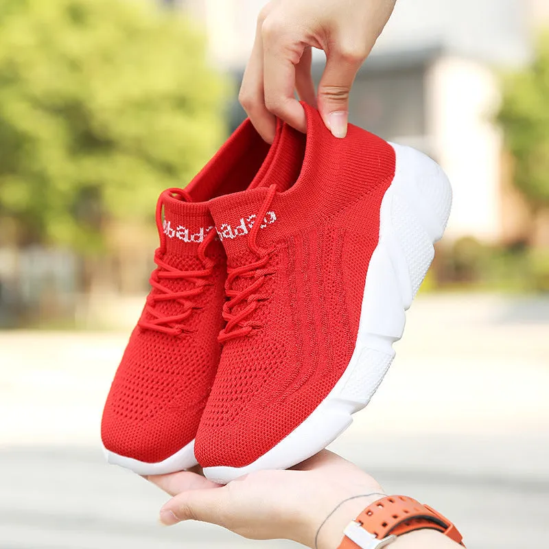 New Comfortable Walking Shoes  Memory Foam Lightweight Sports Shoes  Slip On sock Sneakers