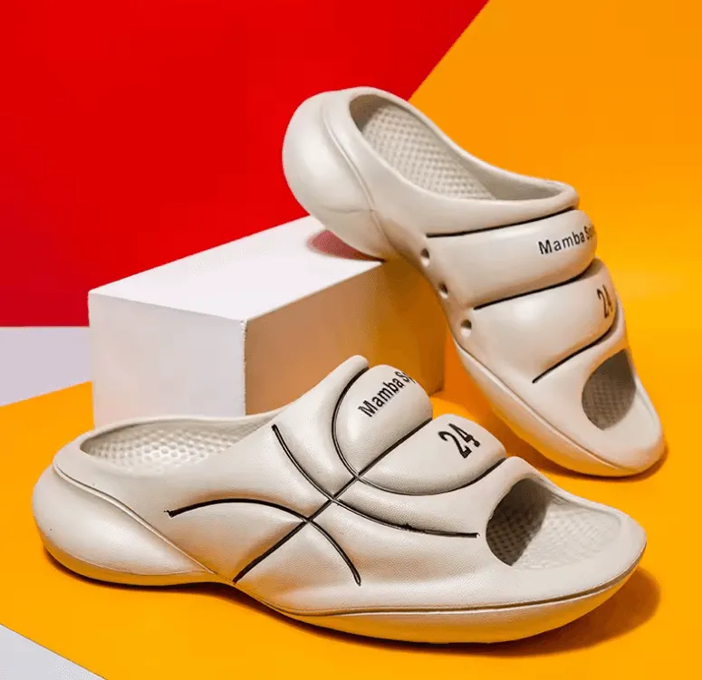 New Original Basketball Slippers – Men’s Non-Slip Thick-Soled Summer Slides
