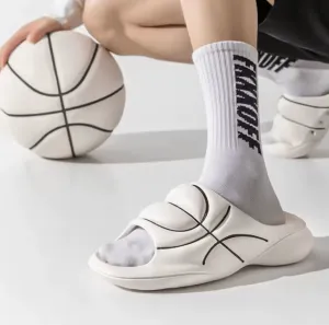 New Original Basketball Slippers – Men’s Non-Slip Thick-Soled Summer Slides