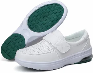 Nursing Shoes Women Comfortable Non Slip Work Shoes Women Food Service Nurse Shoe for Plantar Fasciitis Footwear Slip Resistant Loafer Waterproof Slip On Walking Sneakers Casual Running Lightweight