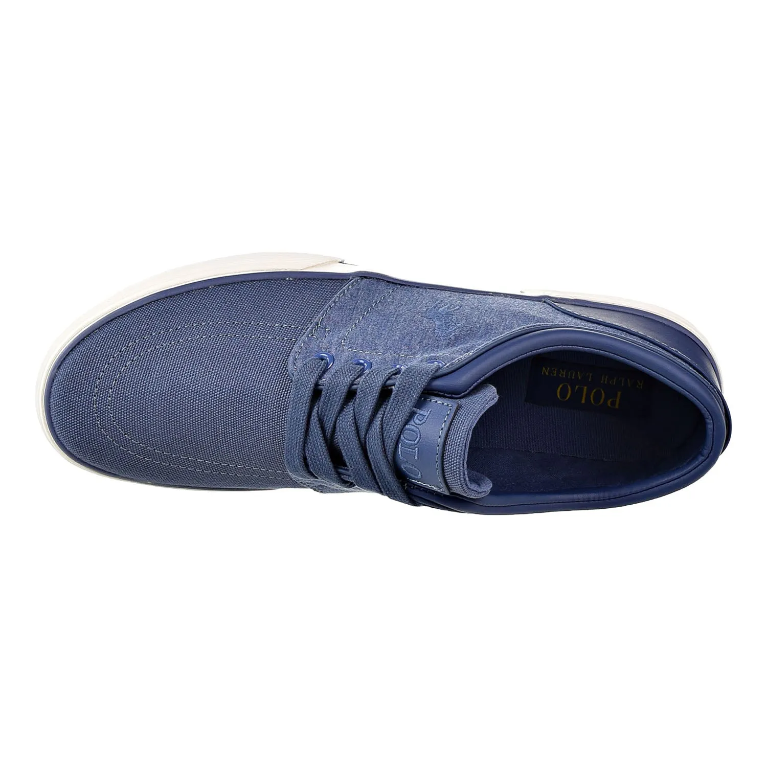Polo Ralph Lauren Faxon Low SK-VLC Mens Blue/White Sneakers