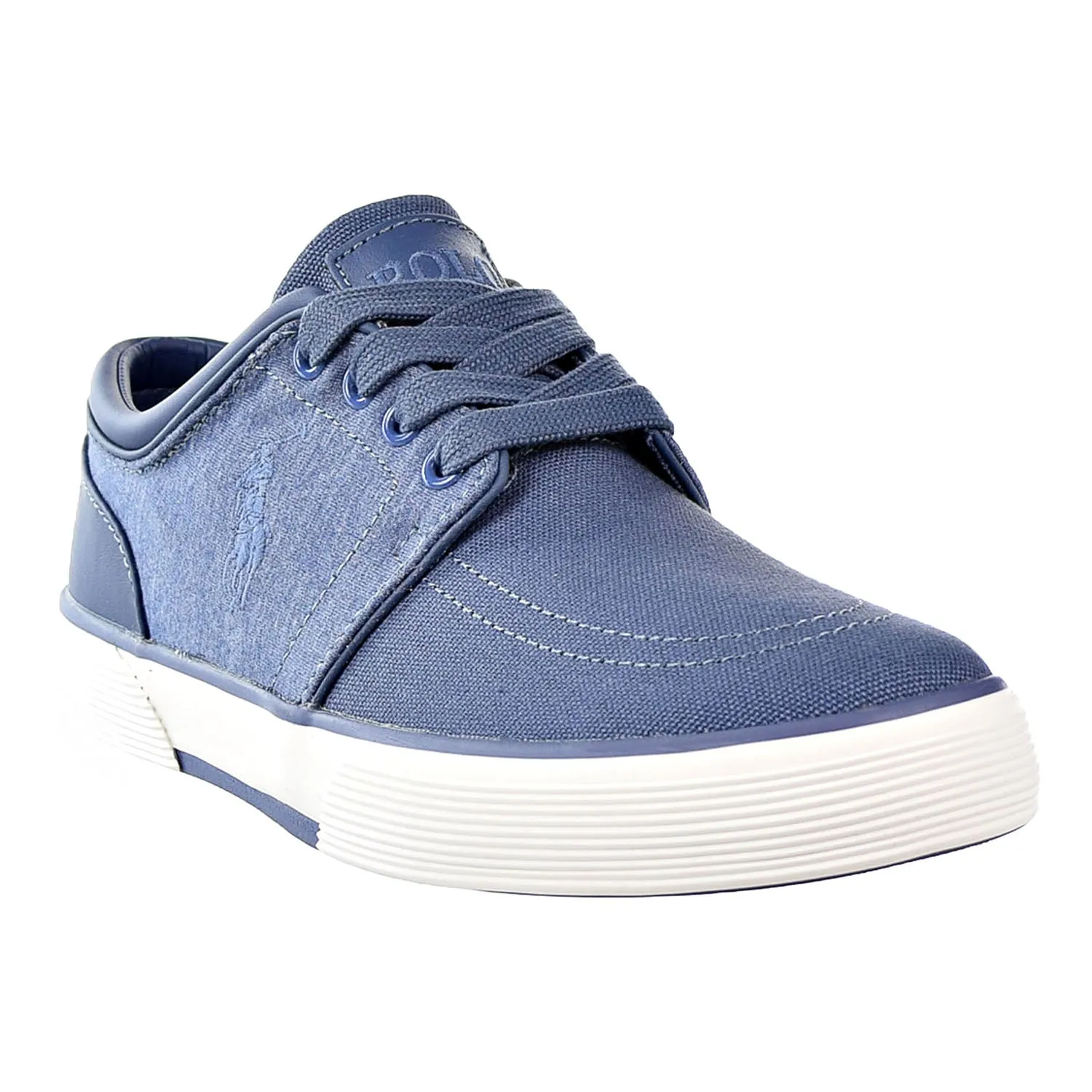 Polo Ralph Lauren Faxon Low SK-VLC Mens Blue/White Sneakers