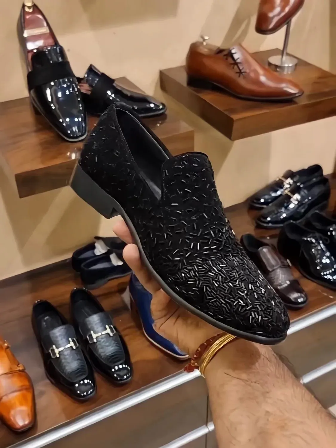 Pure Italian Suede Tux Moccasins