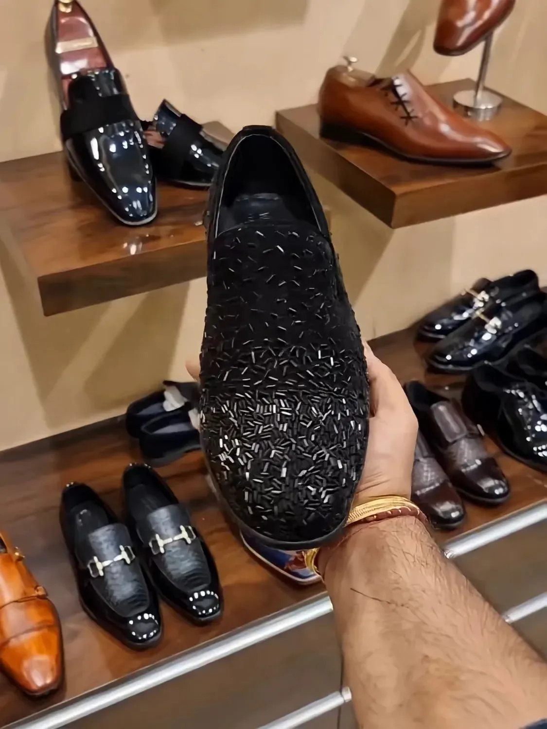 Pure Italian Suede Tux Moccasins