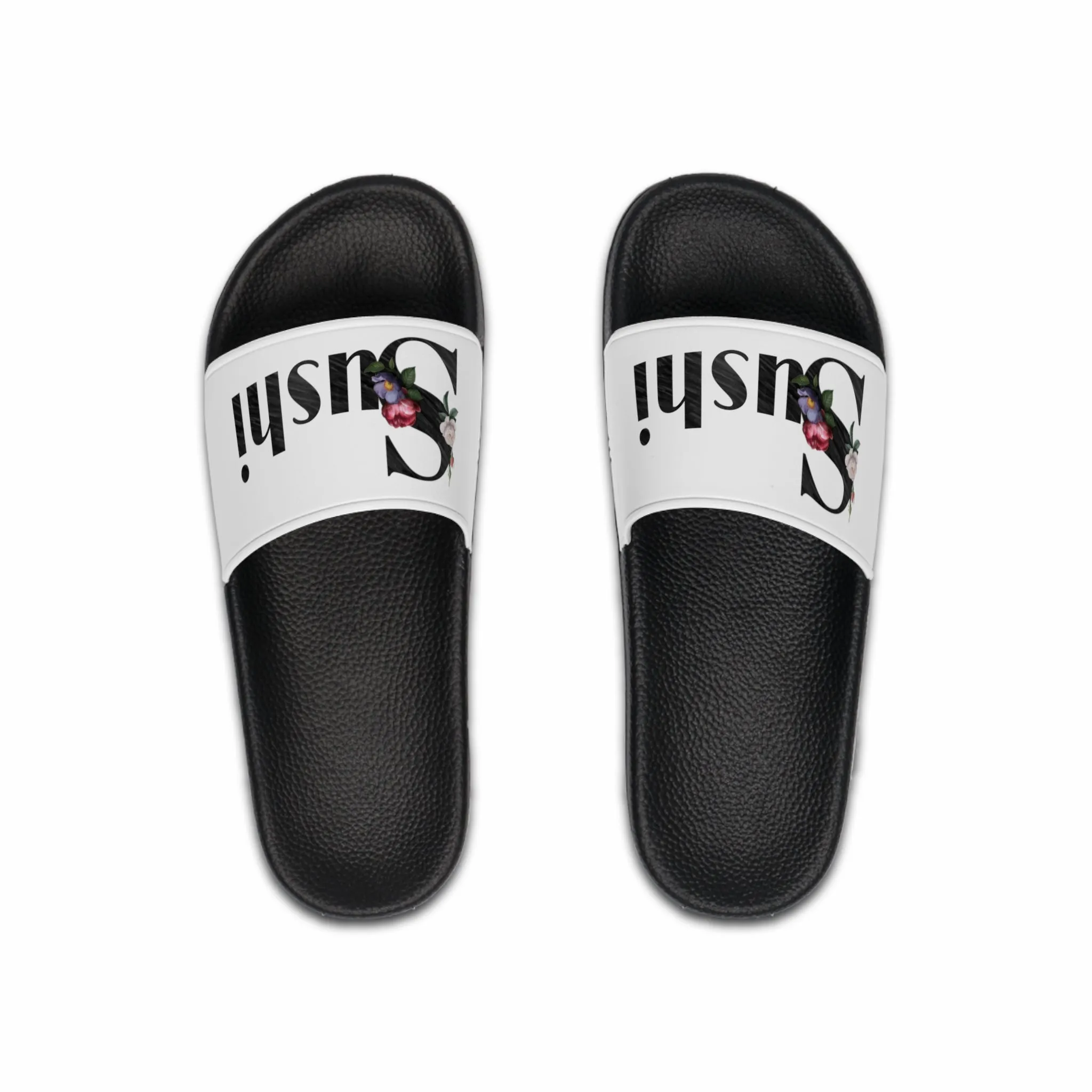 Raw Sushi "Sushi rose" Slide Sandals white