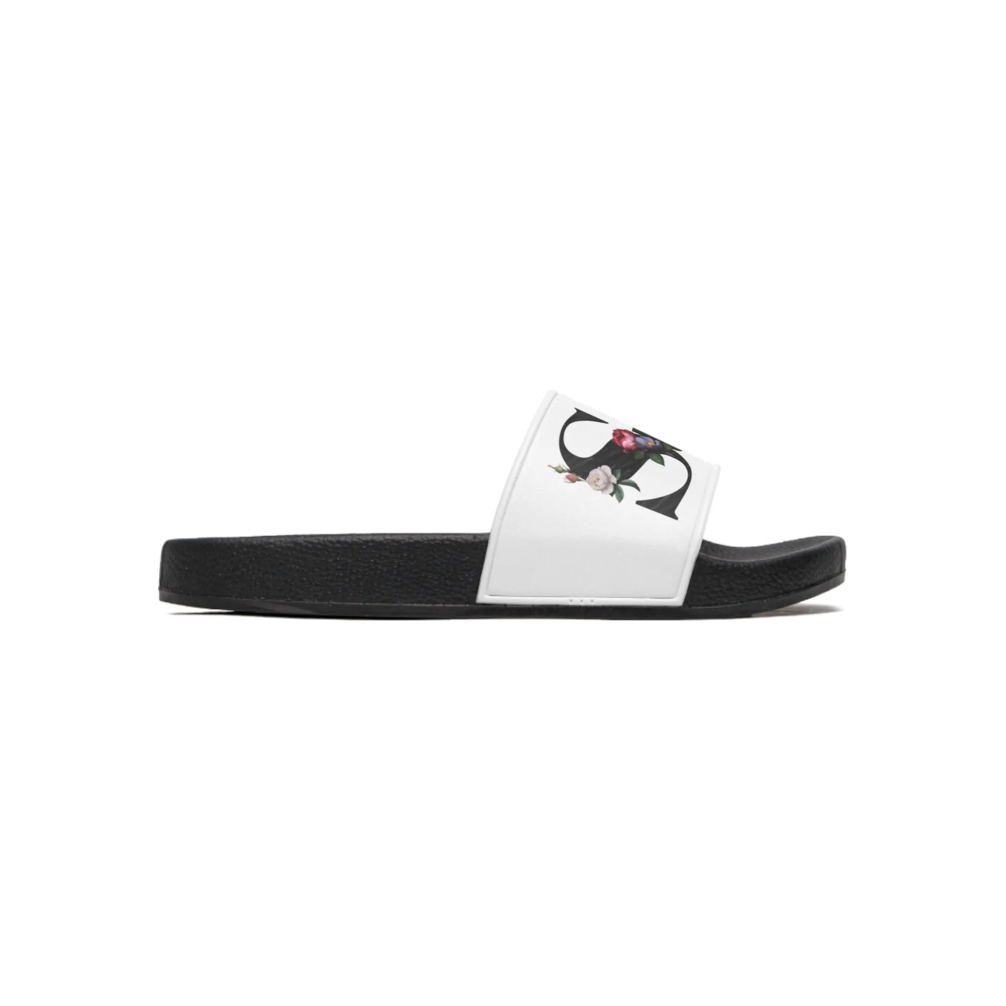 Raw Sushi "Sushi rose" Slide Sandals white