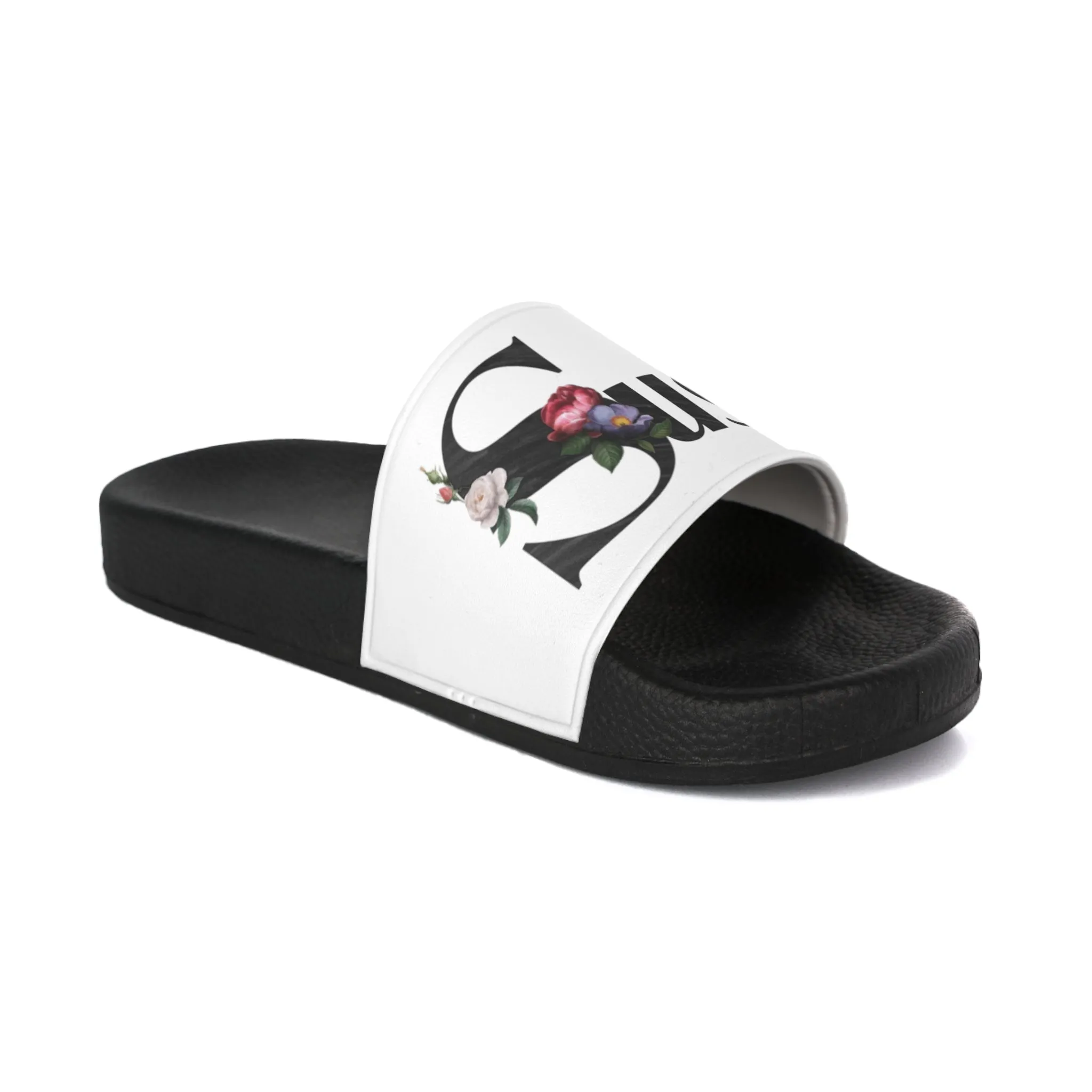 Raw Sushi "Sushi rose" Slide Sandals white