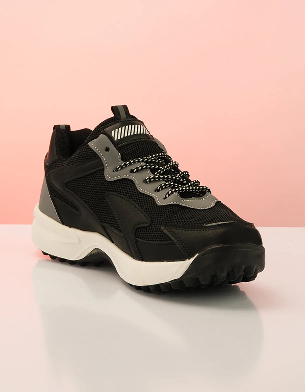 ShadowPath Trail Sneakers - Onyx Comfort