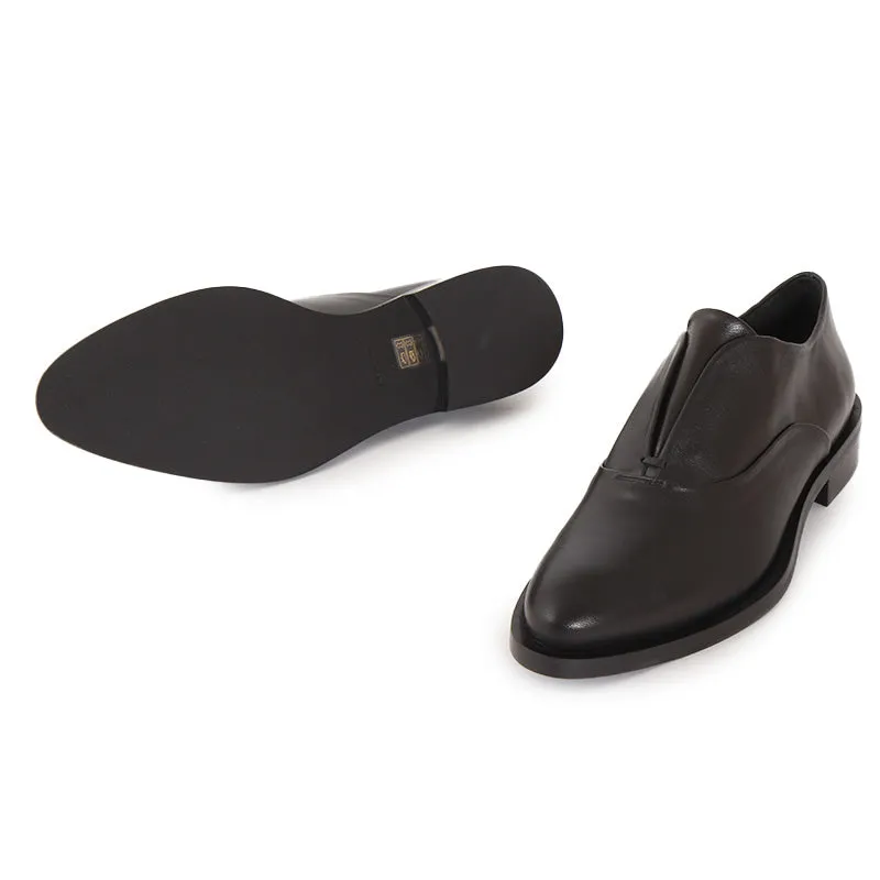 SHOES LIKE CANDY MIA SOFT DARK BROWN NAHKALOAFERIT