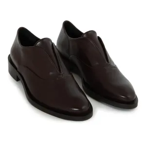 SHOES LIKE CANDY MIA SOFT DARK BROWN NAHKALOAFERIT