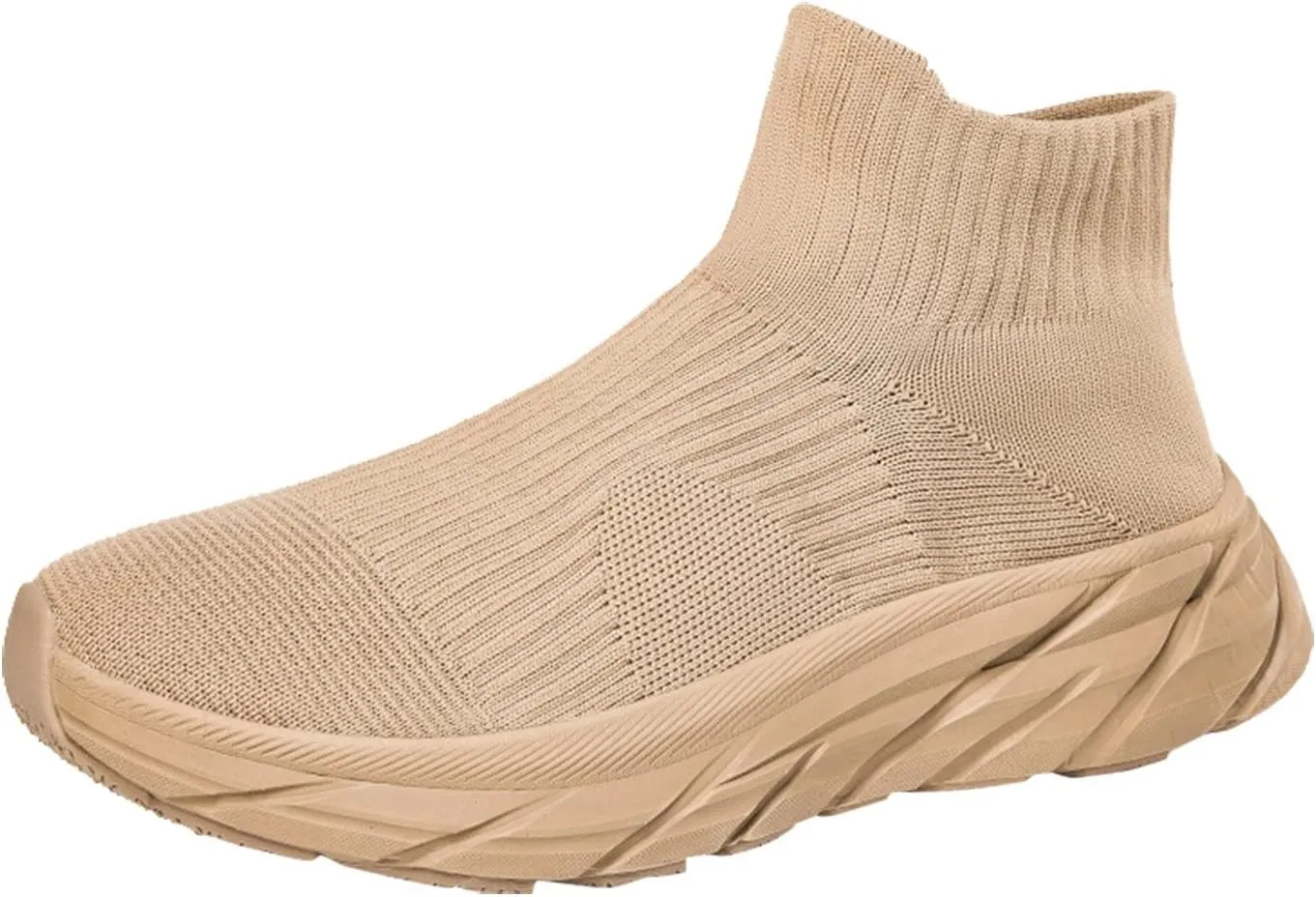 Slip on Walking Shoes Women Comfy Knitted Non Slip Vintage Wide Running Shoes Breathable Gym Workout Shoes Lightweight Fashion Sneakers