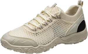 Sneakers for Women Casual Mesh Breathable Lace Up Walking Shoes Lightweight Non Slip Tennis Gym Workout Cushion Sneaker