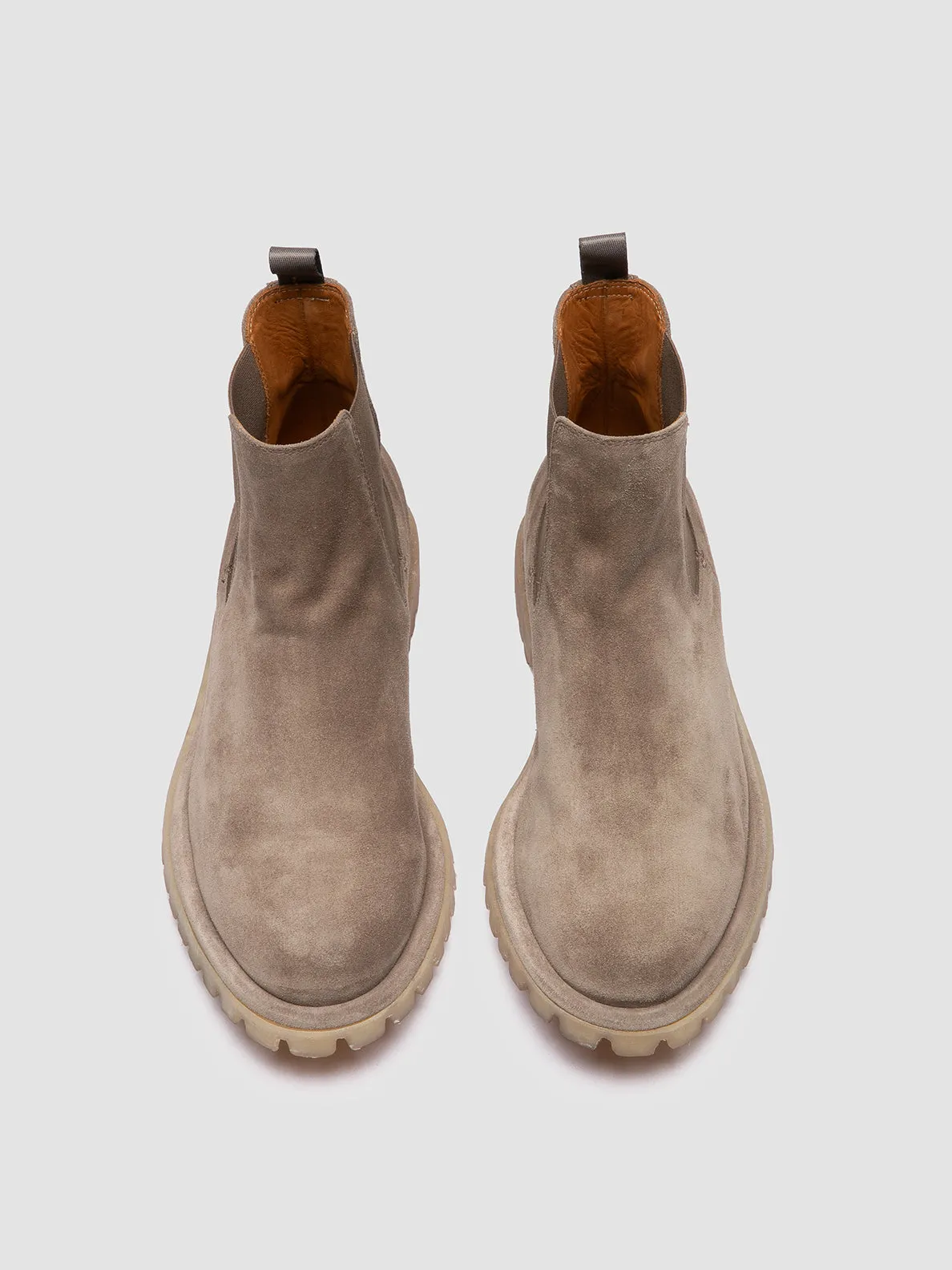 SPECTACULAR 014 - Grey Suede Chelsea Boots
